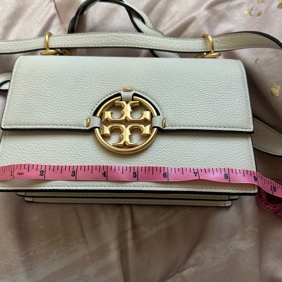 Tory Burch White Leather Crossbody Bag - Picture 14 of 14